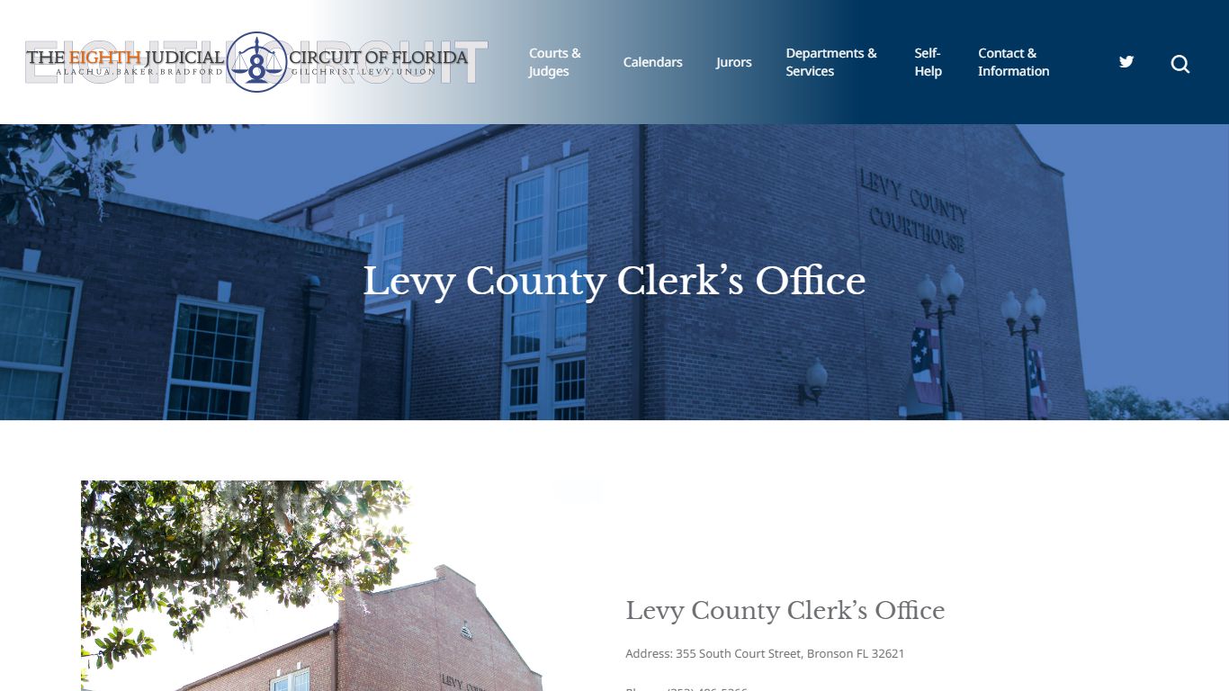 Levy County Clerk’s Office – The Eighth Judicial Circuit of Florida